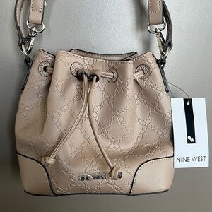 Nine West Ellis Mini Bucket Bag - Latte